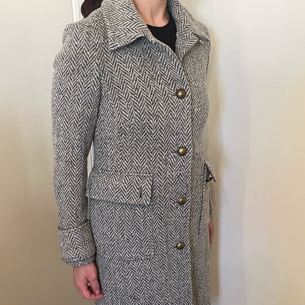 Esprit 2000s chevron coat